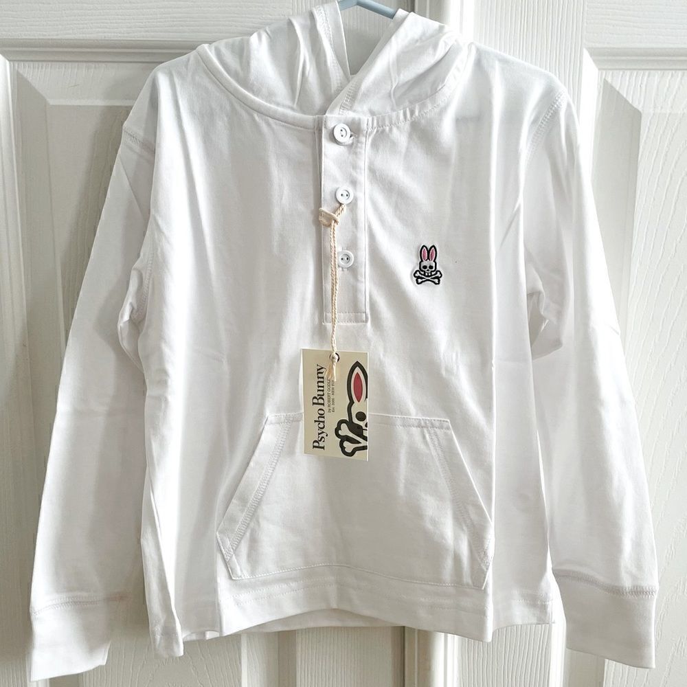 NWT Psycho Bunny Kids Long Sleeve Hoodie